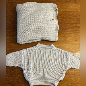 Goumi Kids matching mom and baby oversized sweaters